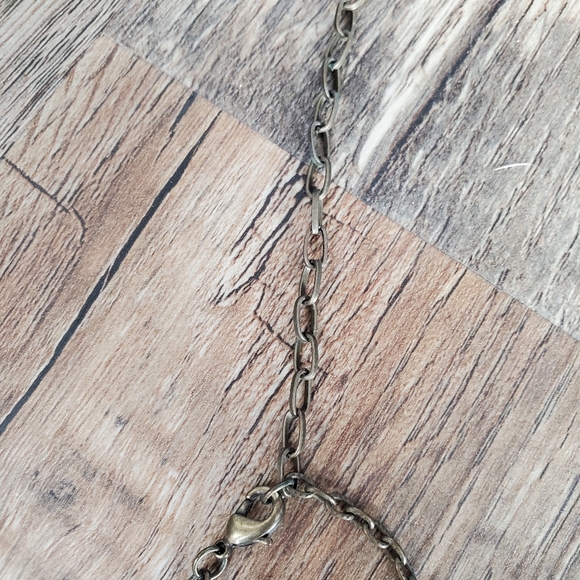 💎2/$30 Brass book locket with charms necklace - Picture 5 of 6